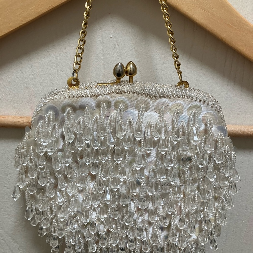 Vintage beaded clutch